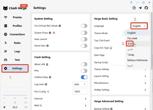 步骤 4：设置语言